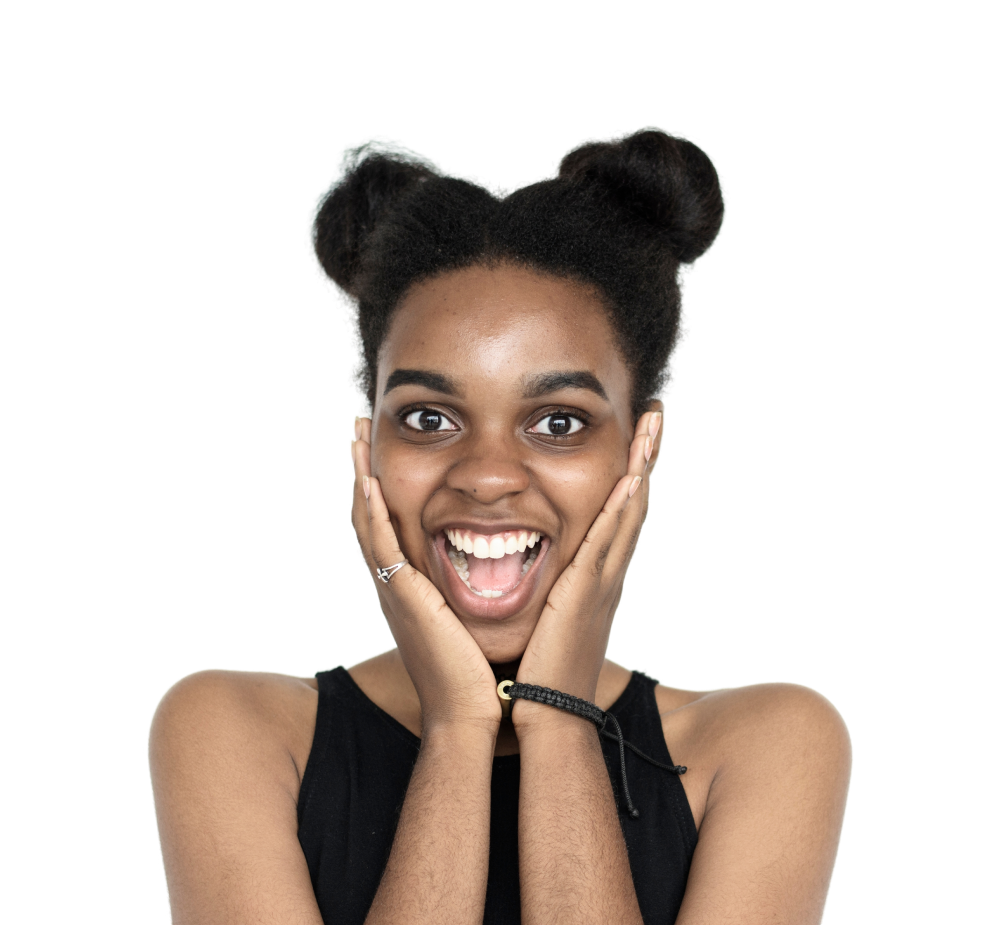 girl smiling